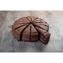 Suklaafudge-kakku 4 kpl 1500g 14 palaa kypsä pakaste