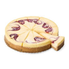 Amerikkalainen Vadelmajuustokakku 4 kpl 1600g 12 palaa kypsä pakaste