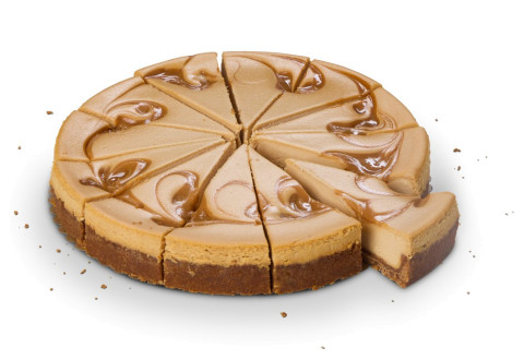 Amerikkalainen juustokakku salted caramel 4 kpl 1600 g 12 palaa kypsä pakaste