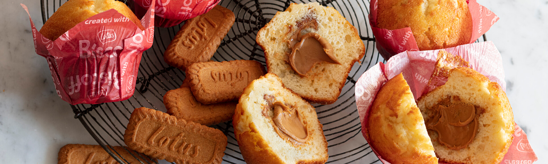 Biscoff Lotus muffinssi